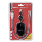 MINI SOURIS FILAIRE RÉTRACTABLE + LAMPE LED