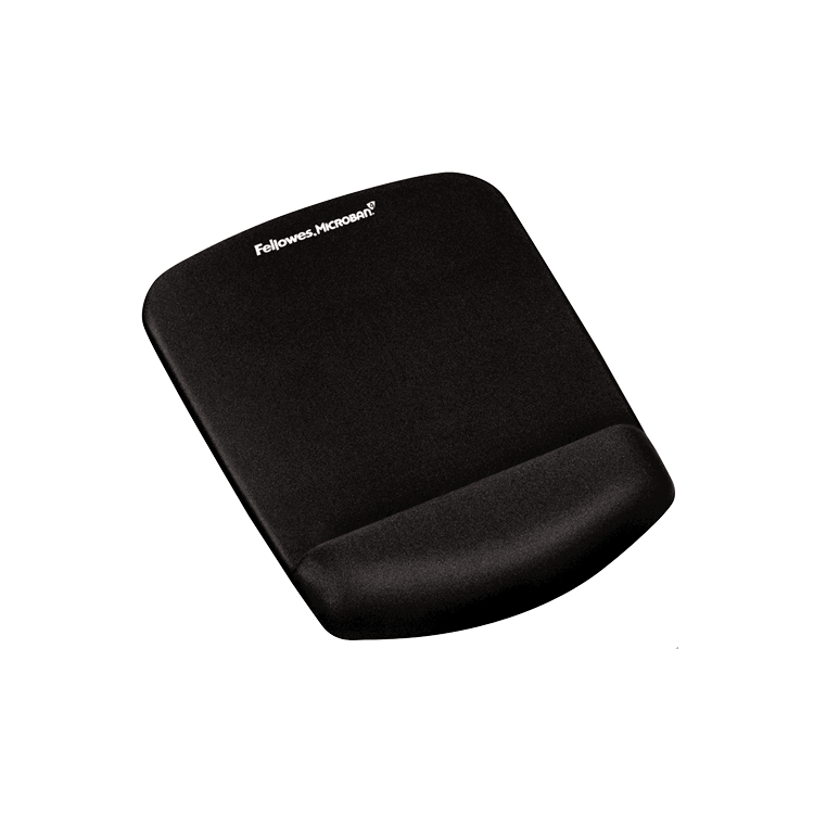 Tapis de souris - Repose poignet PlushTouch - Noir