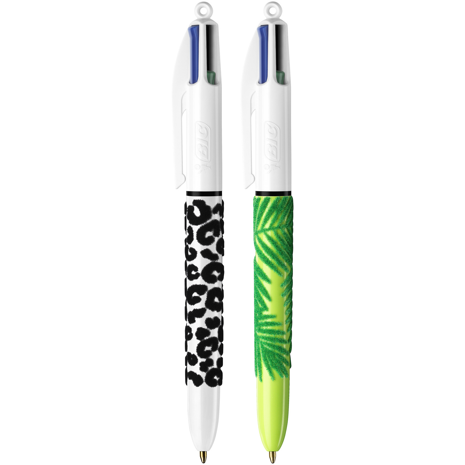 BIC Recharge pour stylo à bille 4 COULEURS pointe moyenne verte 0,5 mm