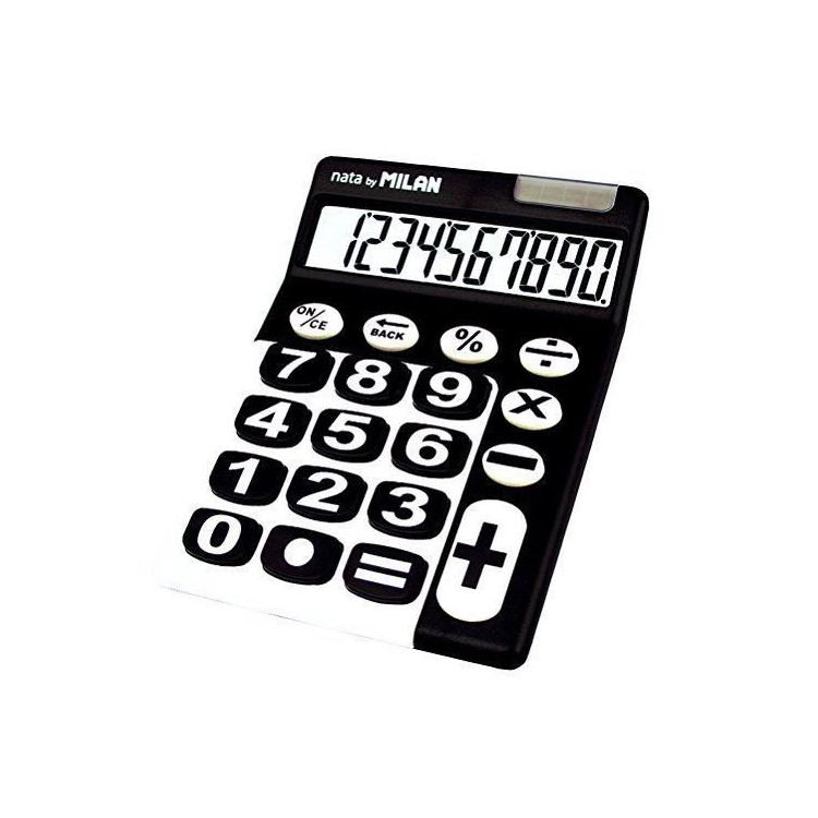 CALCULATRICE 12 CHIFFRES BLANC/NOIR