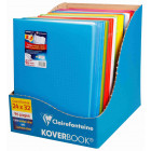 Koverbook piqué polypro transparent 9 couleurs ass. 24x32cm 96p séyès