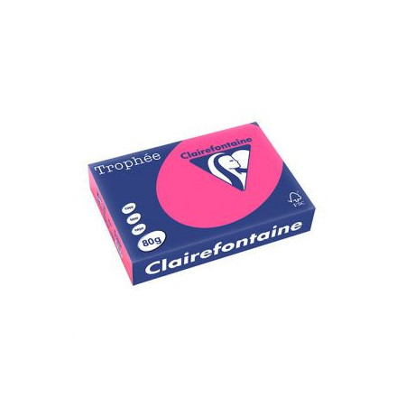 Claire Fontaine Ramette 500 Feuilles Papier 80g A4 fluo Rose TROPHÉE à prix  pas cher