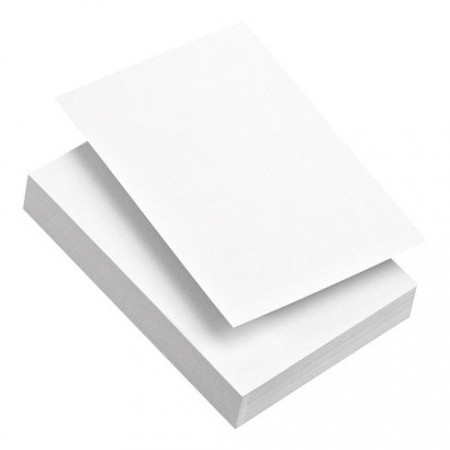 COUVERTURE BRISTOL UNI 50X65 BLANC 205GR