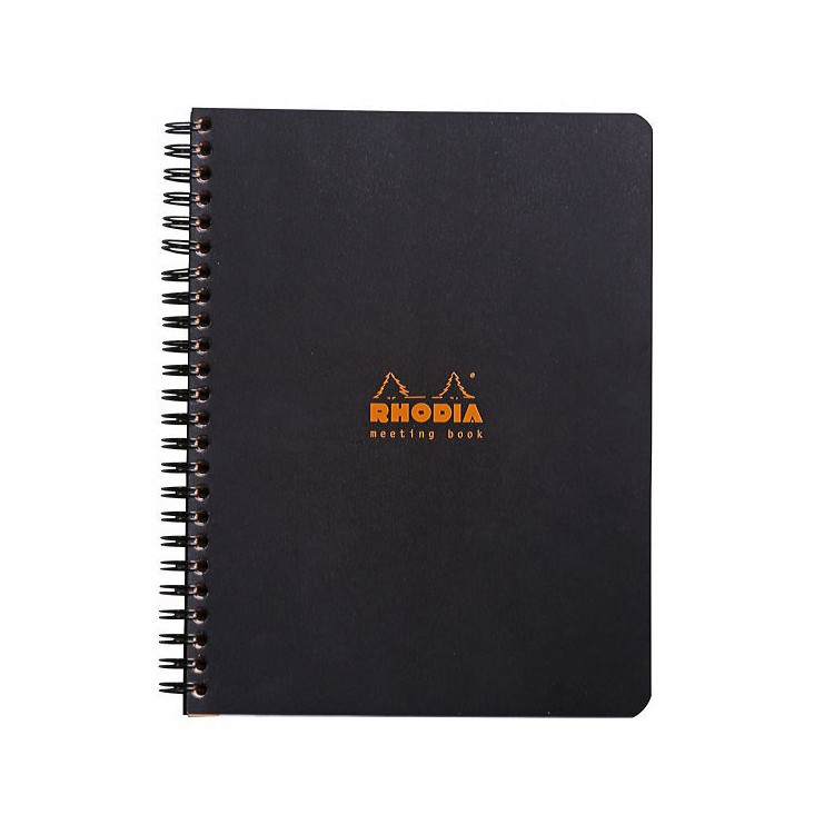 MEETING BOOK - Format A5 - NOIR - 160 Pages