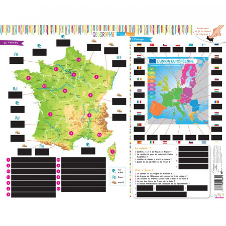 SOUS-MAIN ÉDUCATIF GÉOGRAPHIE PEFC - OBERTHUR