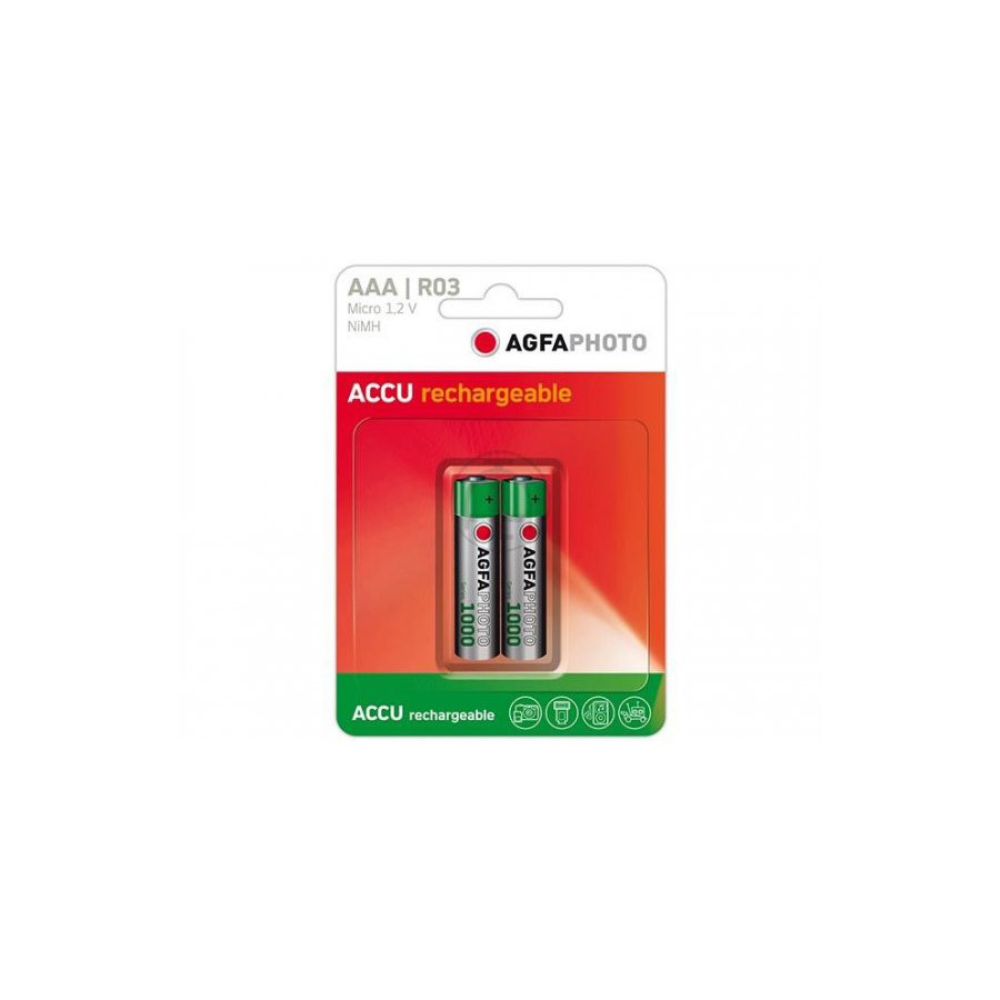 PILE RECHARGEABLE AAA(LR3)X2 - BuroStock Réunion