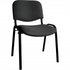 Fauteuil de réunion Q3 Noir/Gris – Confort et élégance pour vos visiteurs