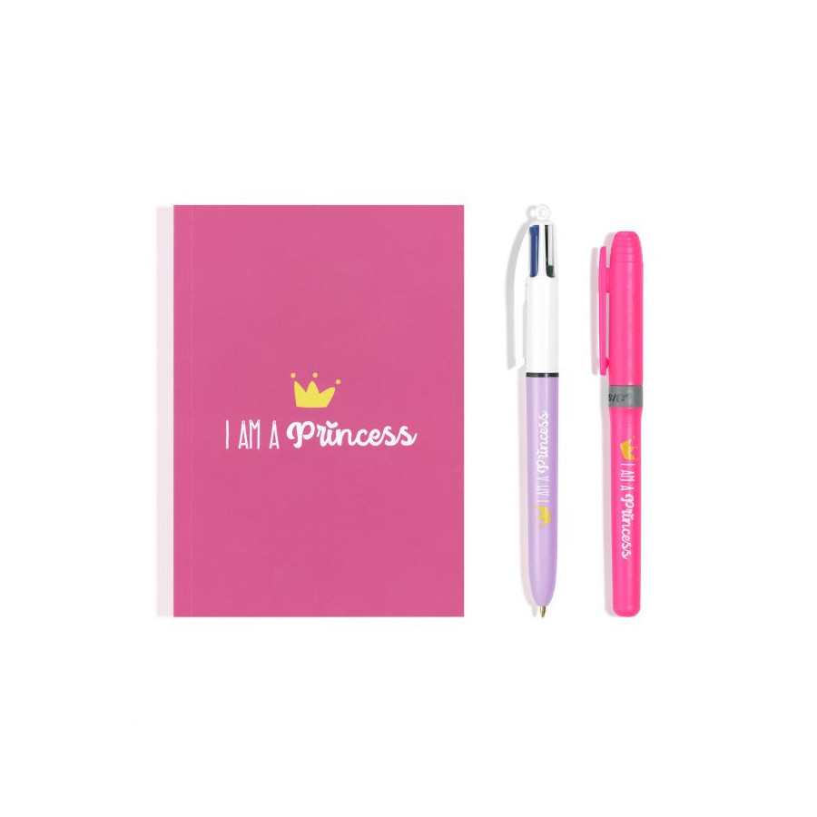 BIC My Message Kit I Am a Princess - BuroStock Réunion