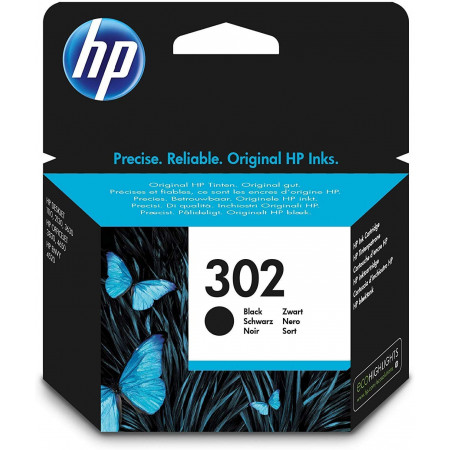 CARTOUCHE HP302 NOIR 190PAGES