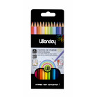 BOITE 12 CRAYONS COULEUR 18CM QUALITE +