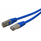 CABLE RESEAU RJ45 CAT5 TFP BLEU 5M