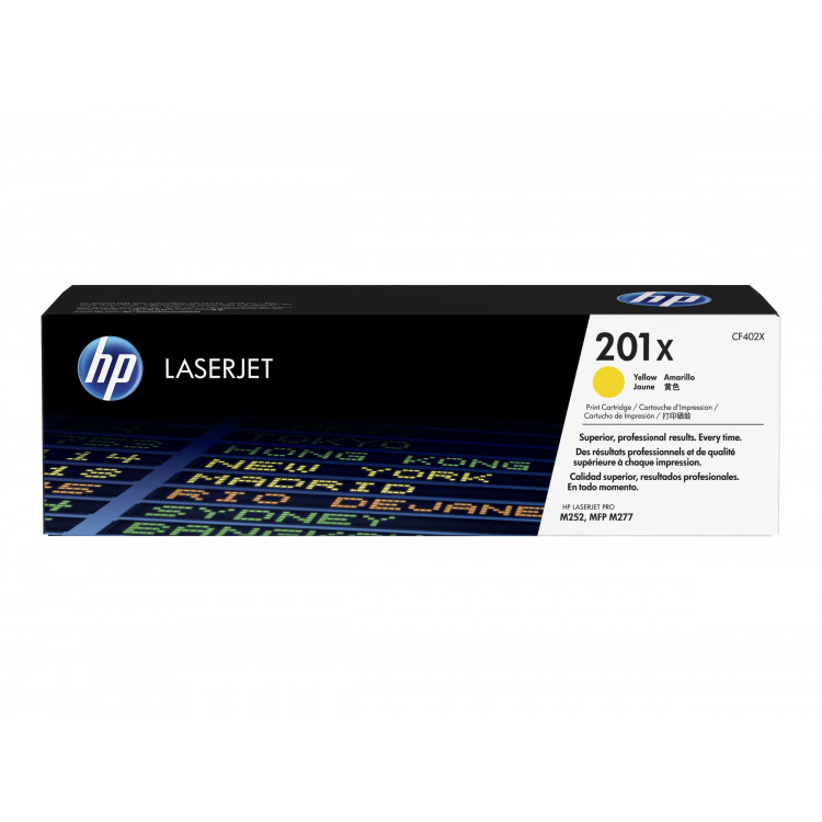 TONER HP 201X JAUNE