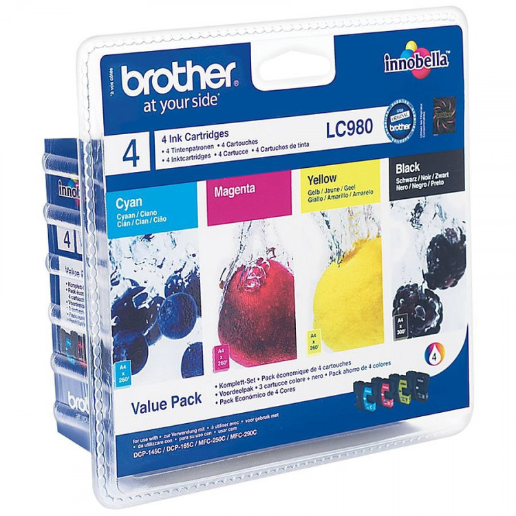 BROTHER PACK 4 COULEURS BK/C/Y/M