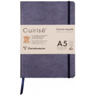 CARNET SOUPLE CUIRISÉ A5 144P PETROLE