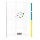 CAHIER 2 ONGLET 24X32 96P TRANSPARENT POLYPRO