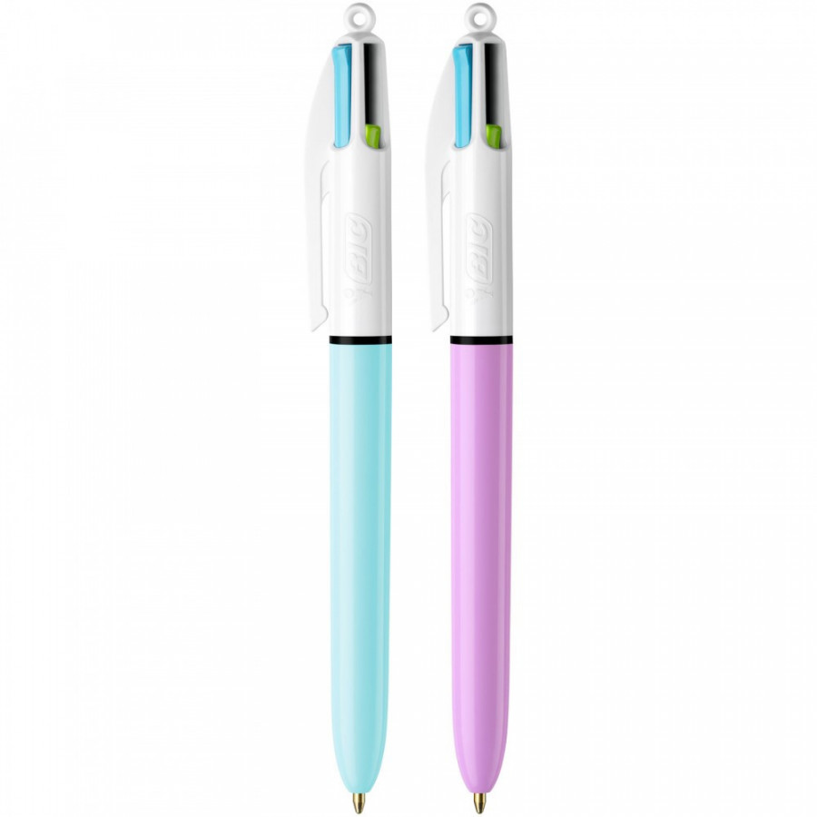 Stylo BIC 4 couleurs métallisé