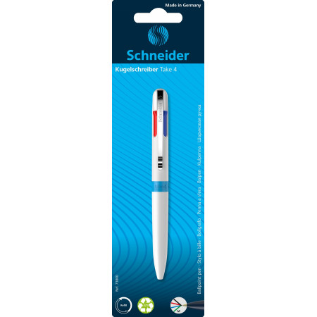 STYLO A BILLE 4 COULEURS SCHNEIDER