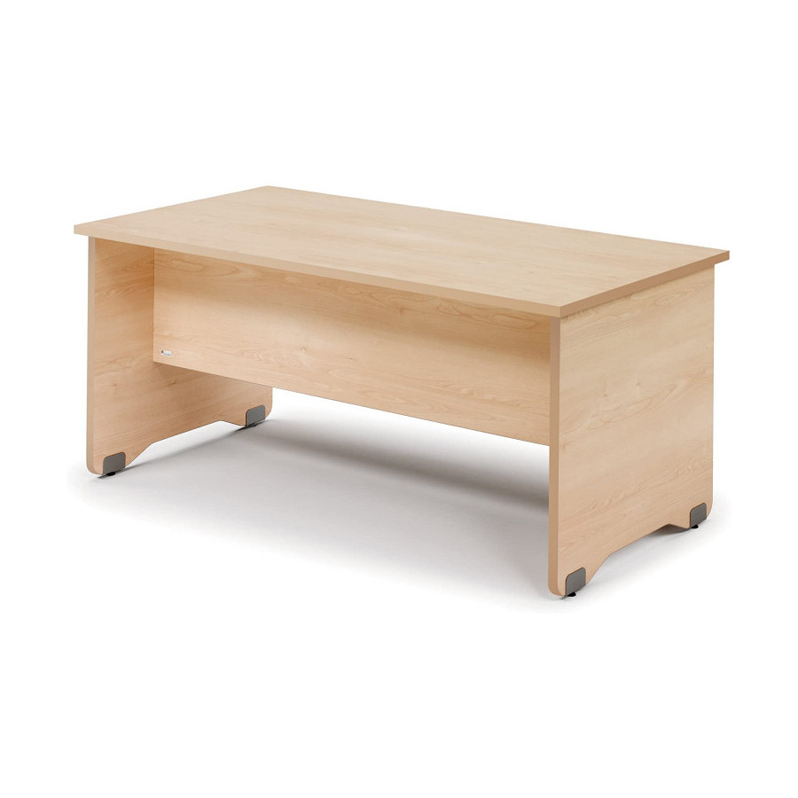 BUREAU DROIT COMPACT 120X60 HETRE - BuroStock Réunion