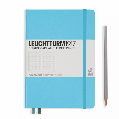 CARNET MEDIUM (A5) BULLET, ICE BLUE