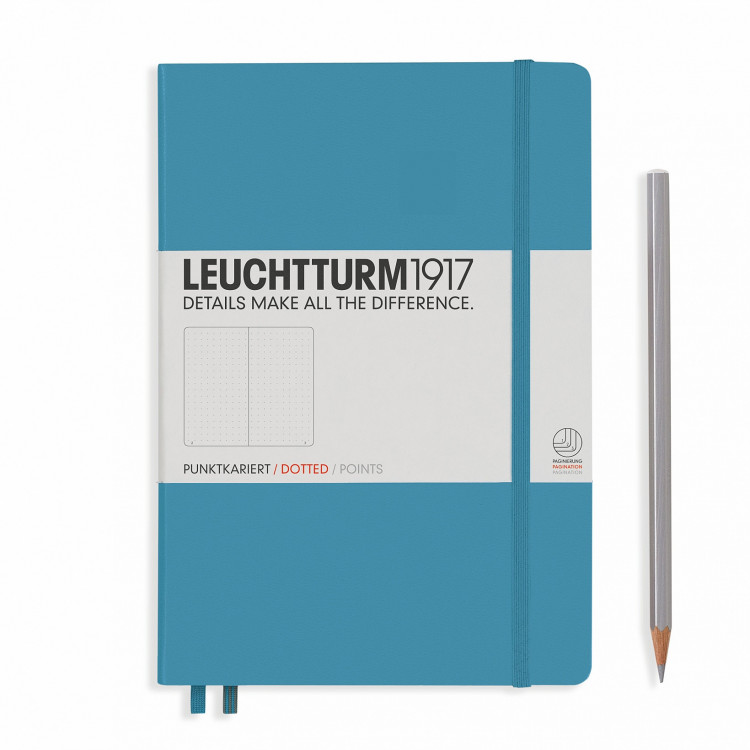 CARNET MEDIUM (A5) BULLET, BLEU