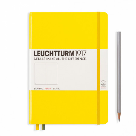 CARNET MEDIUM (A5) NON LIGNÉ, CITRON