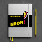 CARNET NEON! (A5) BULLET, JAUNE