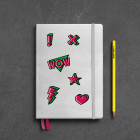 CARNET NEON! (A5) BULLET, ROSE