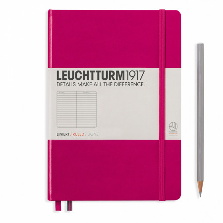 CARNET MEDIUM (A5) LIGNÉ, PORT RED