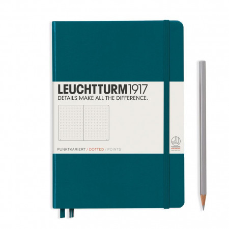 CARNET MEDIUM (A5) BULLET, PACIFIC GREEN