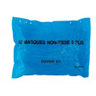 MASQUE PP A ELASTIQUE BLEU X50