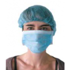 MASQUE PP A ELASTIQUE BLEU X50