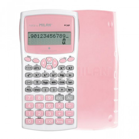 CALCULATRICE SCIENTIFIQUE ANTI BACTERIEN ROSE