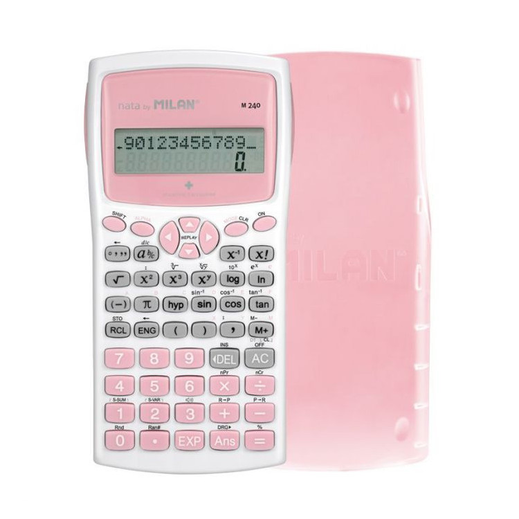 CALCULATRICE SCIENTIFIQUE ANTI BACTERIEN ROSE