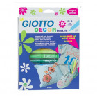 LOT DE 12 FEUTRES 'GIOTTO - DÉCOR' TEXTILE