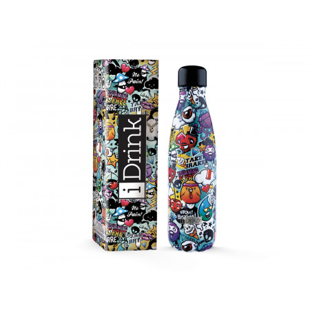 BOUTEILLE THERMIQUE 500ML GRAFITTI