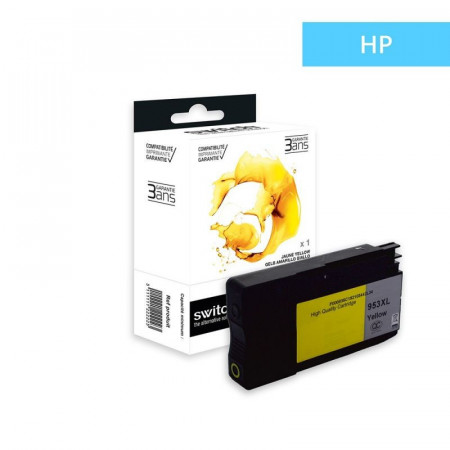 Hp 953XL - Cartouche boite SWITCH équivalente à HP F6U18AE - Jaune