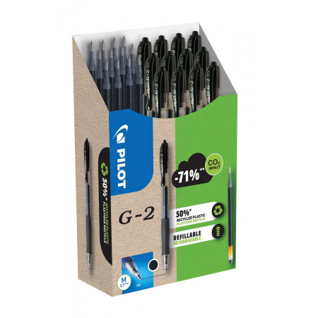 GPACK G2 12 STYLOS Noir +12 RECHA GRAT