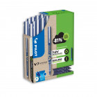 GPACK V7 10 STYLOS BLEU+10X3 RECHAR GRAT