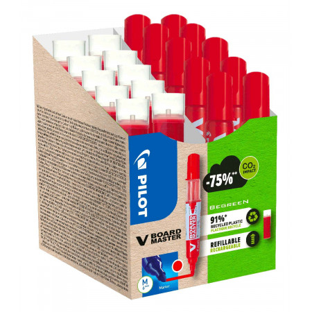 GPACK VBM 10 STYLOS Rouge +10 RECHAR GRAT