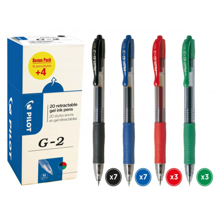 GPACK G2 7 NOIR 7 BLEU 3 RO 3 VERT 0,5