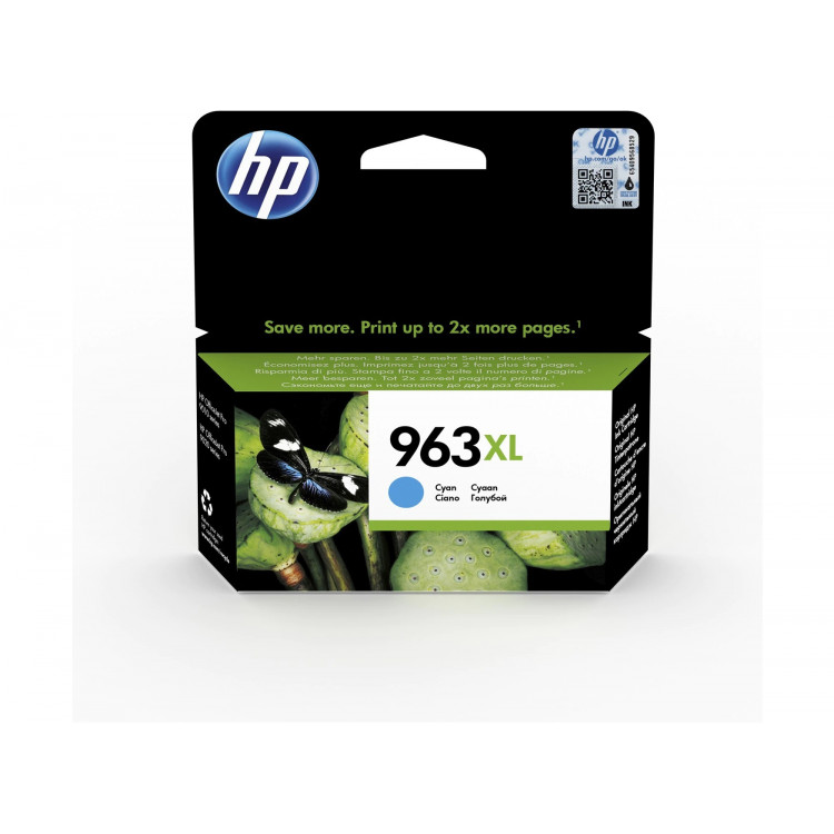 HP 963 XL Cartouche Cyan 1600 pages