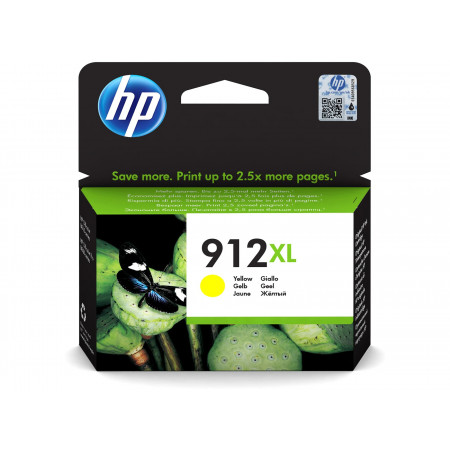 HP 912XL Cartouche Jaune 825 pages