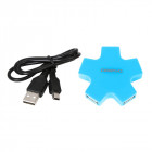 HUB USB 2.0 4 PORTS ETOILE BLEUE