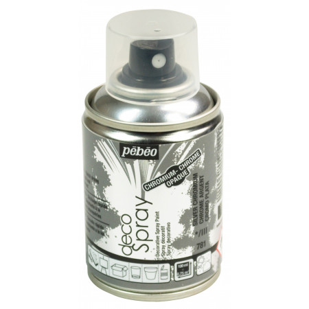 DECOSPRAY 100ML CHROME ARGENT