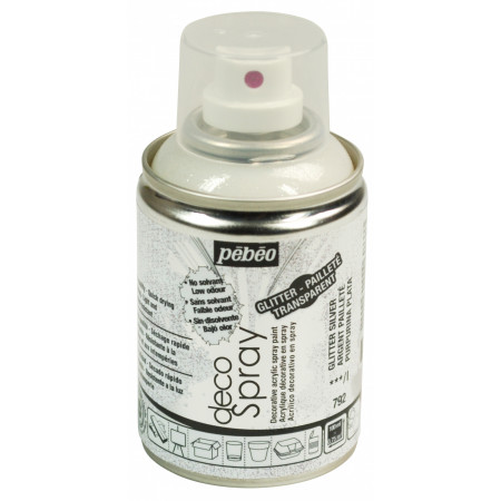 DECOSPRAY 100ML PAILLETTE ARGENT