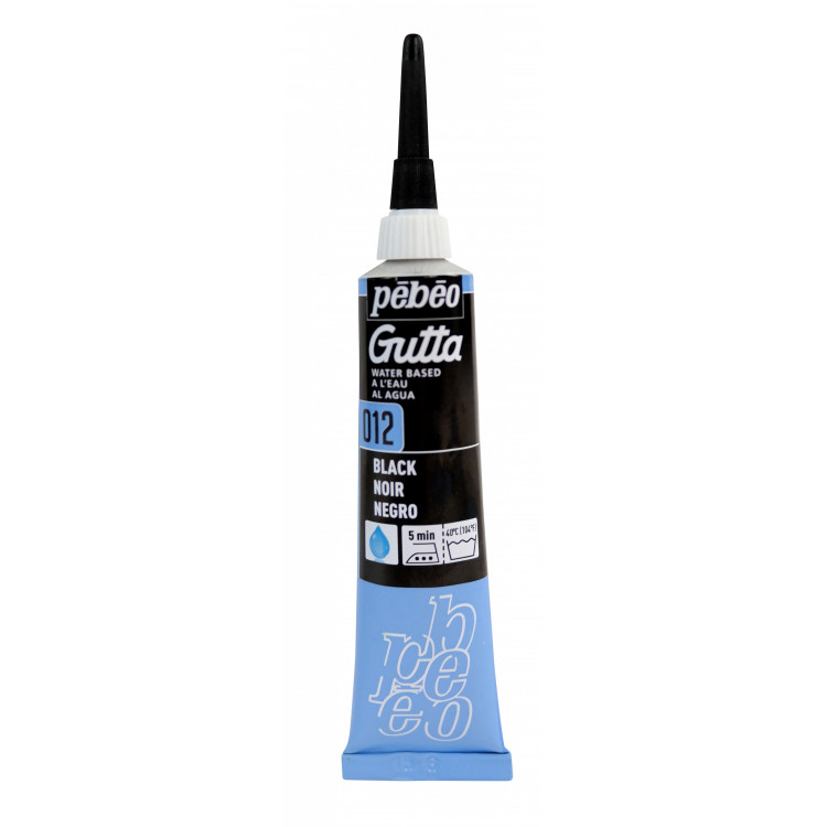 PEINTURE GUTTA SOIE 20ML NOIR