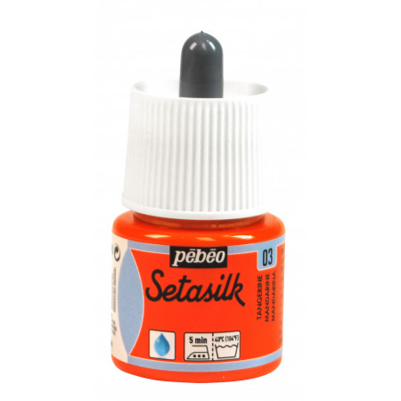 PEINTURE SETASILK SOIE 45ML BOUTON D'OR