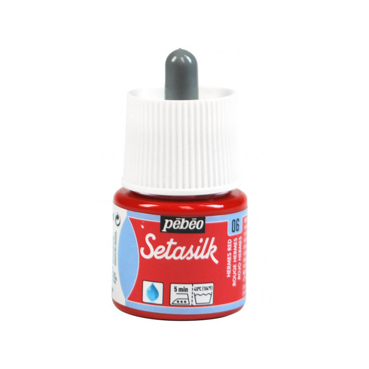 PEINTURE SETASILK SOIE 45ML ROUGE HERMES