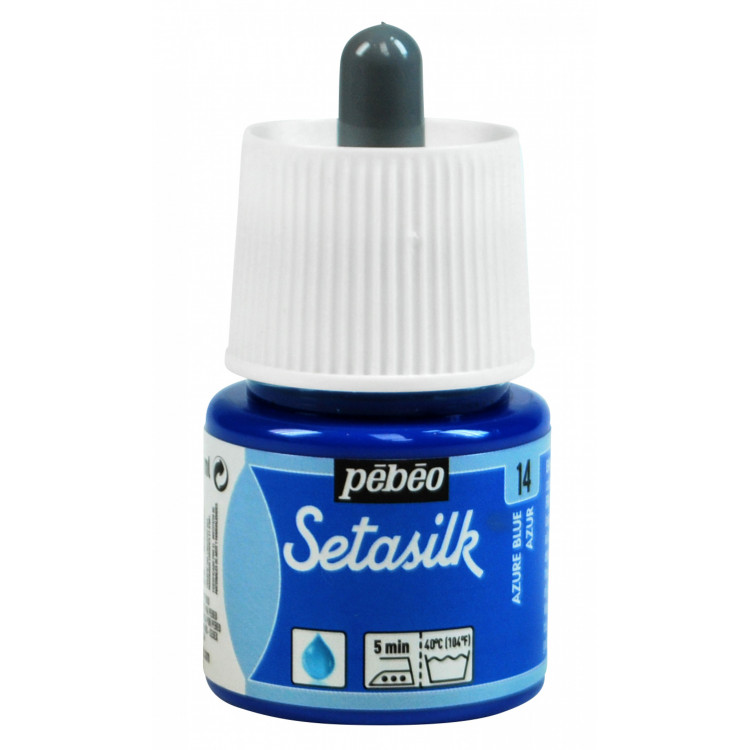 PEINTURE SETASILK SOIE 45ML AZUR