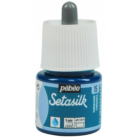 PEINTURE SETASILK SOIE 45ML TURQUOISE